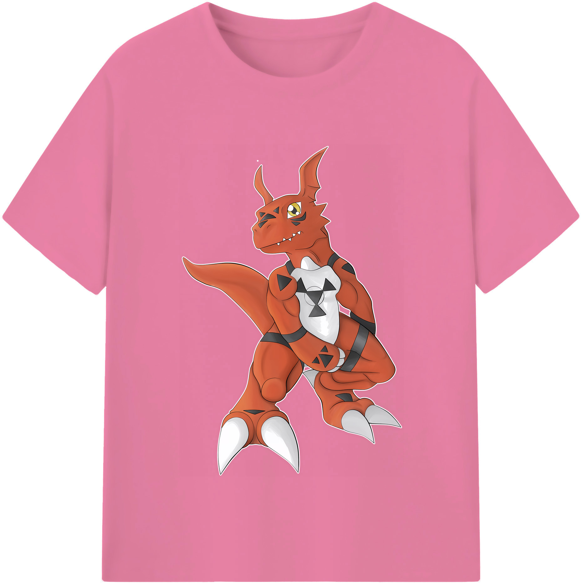 （画像用） Digimon デジタルモンスター/デジモン 綿100％半袖Tシャツ（フロントプリント）